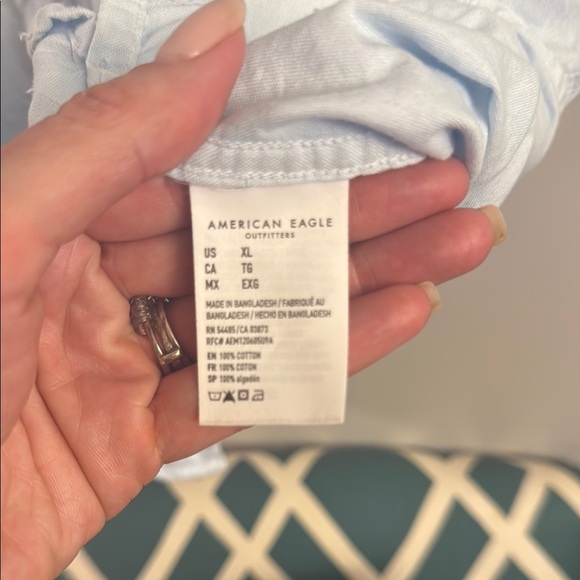 Light Blue Men's Shirt - Picture 4 of 4